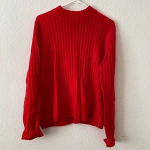 Bright Red Sweater